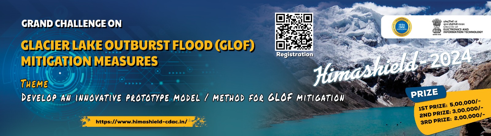 Grand Challenge on Glacial Lake Outburst Flood (GLOF) mitigation measures